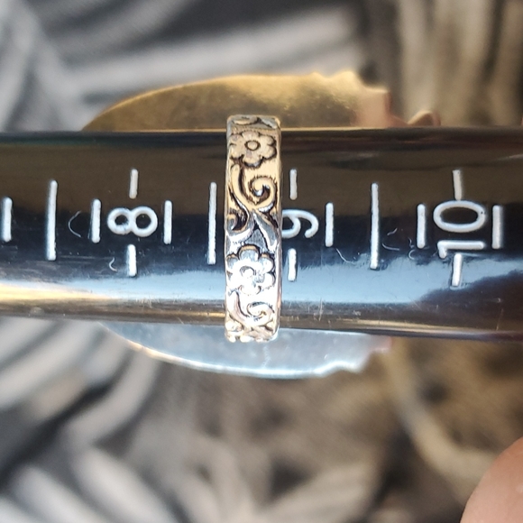 New Chrysocolla & Diopside 925 Silver Butterflies Statement Ring. - Picture 16 of 16